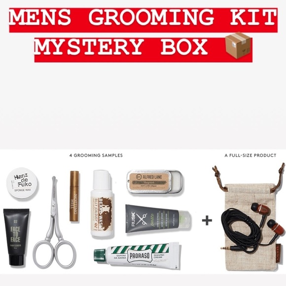 MENS MYSTERY BOX 10 PEICE GROOMING KIT 🖤 - Picture 1 of 4